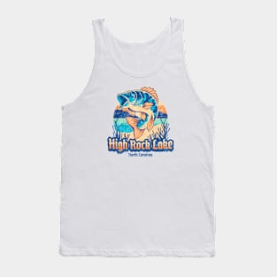 Fishing at High Rock Lake, North Carolina Tank Top